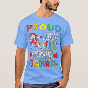 Proud Lil Brother 2022 Kindergarten Student Dabbi T Shirt