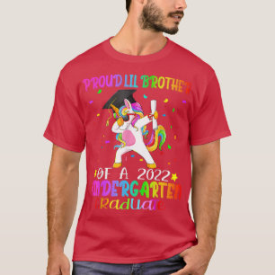 Proud Lil Brother of a 2022 Kindergarten Student  T Shirt