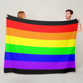 Proud Loud 2 Rainbow Fine Art Fleecefilt