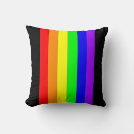 Proud Loud 2 Rainbow Fine Art Pillow Kudde