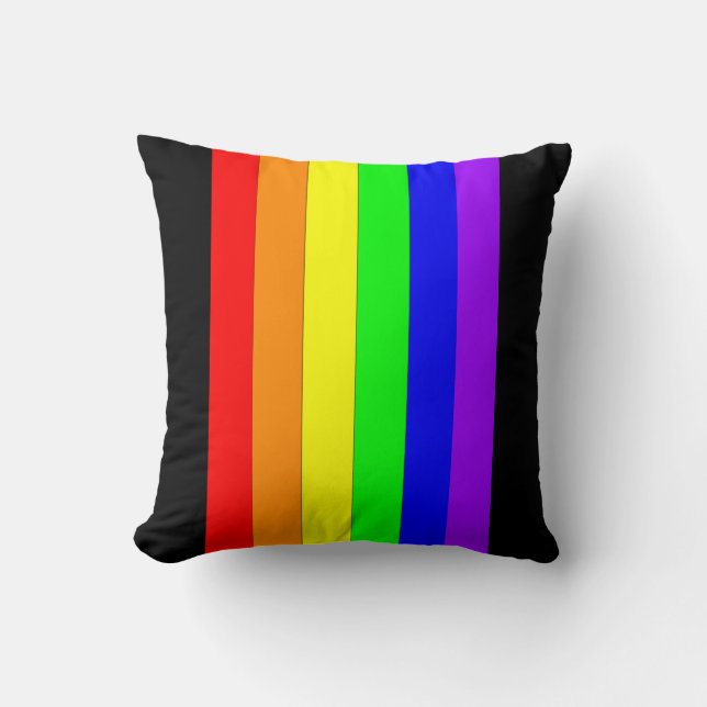 Proud Loud 2 Rainbow Fine Art Pillow Kudde (Framsida)
