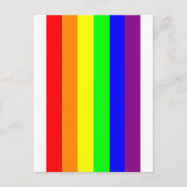 Proud Loud Rainbow Fine Art Poster Vykort