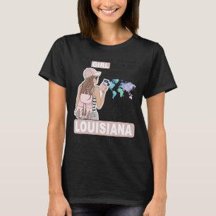 Proud Louisiana Girl Coola Girl från Louisiana T Shirt