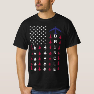 Proud Luft Force farbror Coola Drunkle Guncle Drun T Shirt