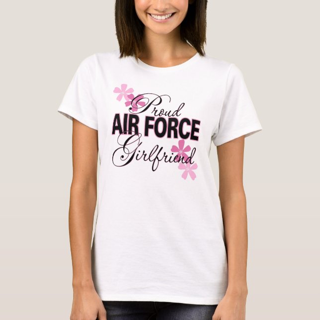 Proud Luft Force Girlkompis Tee Shirt (Framsida)
