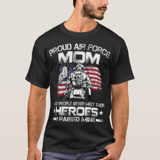 Proud Luft Force Mamma Luft Force Studenten Mamma  T Shirt