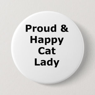 Proud & Lycklig Cat Dam Knapp