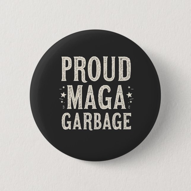 Proud MAGA Sopor för trumpanhängare Knapp (Framsida)