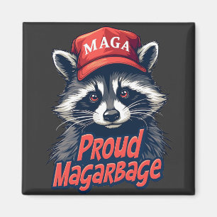 Proud MAGA Sopor för trumpanhängare Magnet