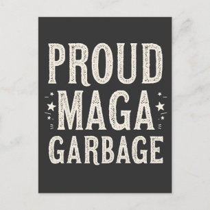 Proud MAGA Sopor för trumpanhängare Vykort