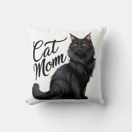 Proud Maine Coon Cat Mamma Pillow II Kudde
