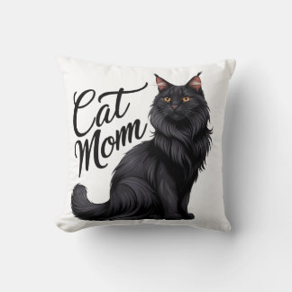Proud Maine Coon Cat Mamma Pillow II Kudde