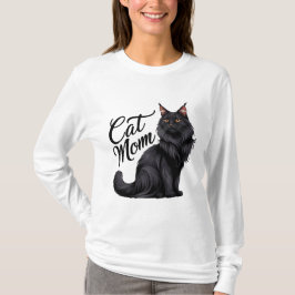 Proud Maine Coon Cat Mamma T-Shirt