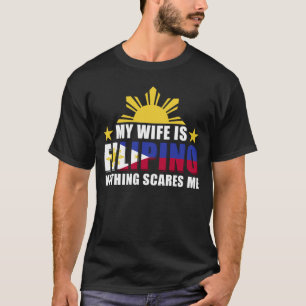 Proud Make Boykompis Filipino Wife Filippinerna T Shirt