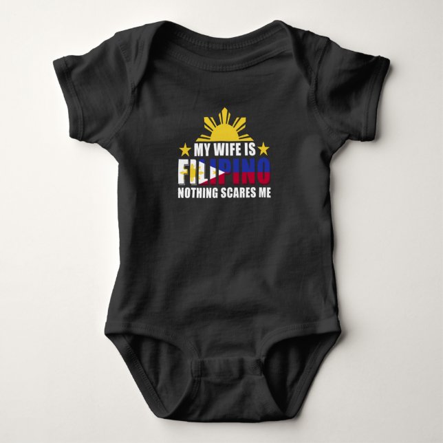 Proud Make Boykompis Filipino Wife Filippinerna T Shirt (Framsida)
