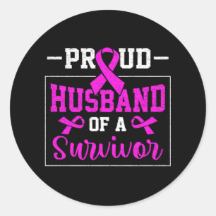 Proud Make of Survivor Breast Cancer Awareness Runt Klistermärke