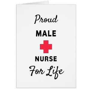 Proud Male Nurse OBS Kort