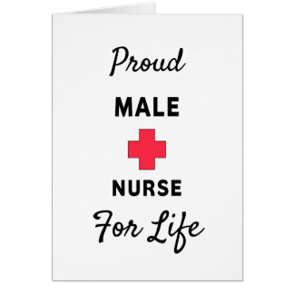 Proud Male Nurse OBS Kort