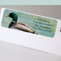 Proud Mallard Anka som Returetiketter