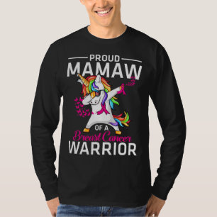 Proud MAMAW A a Breast Cancer Warrior Awareness U T Shirt