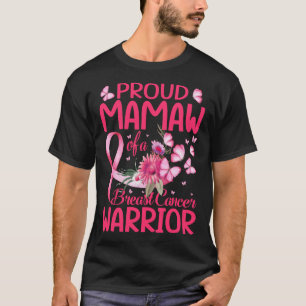 Proud mamaw hos en bröstcanceranfallare t shirt