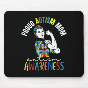 Proud Mamma Autism Awareness Family Matching-gåvor Musmatta