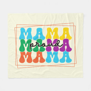 Proud Mamma Autism Awareness Fleece Blanket