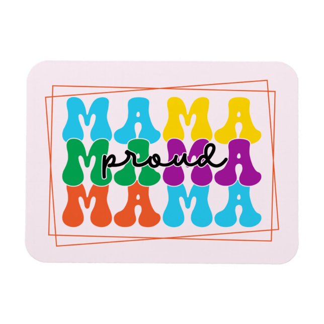 Proud Mamma Autism Awareness Magnets Magnet (Horisontell)