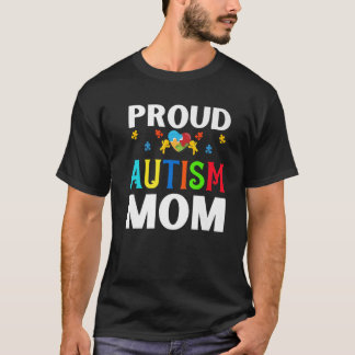 Proud Mamma Autism Mor Mamma Autistic Awareness Mo T Shirt