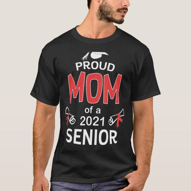 Proud Mamma av 2021 års Senior Shirt Studenten 202 T (Framsida)
