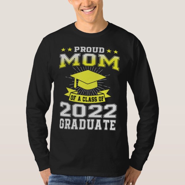 Proud Mamma av 2022 års gymnasieexamen i matchning T Shirt (Framsida)