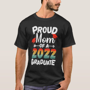 Proud Mamma av 2022 Student Retro Sunglasses Seni T Shirt