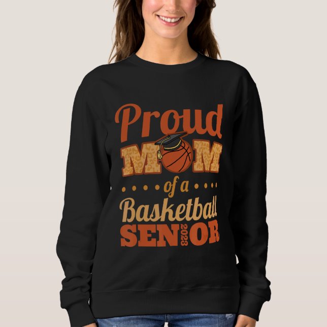 Proud Mamma av 2023 års Basketbollschef T Shirt (Framsida)