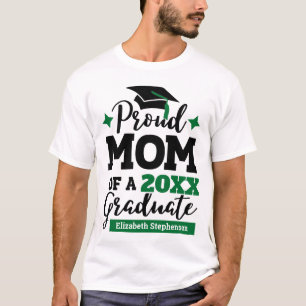 Proud Mamma av 2023 student svart grönt tassel T Shirt