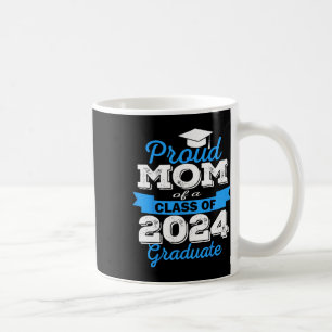 Proud Mamma av 2024 års familjeskola i Student Fan Kaffemugg