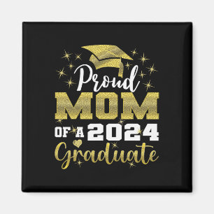 Proud Mamma av 2024 års familjeskola i Student Fan Magnet
