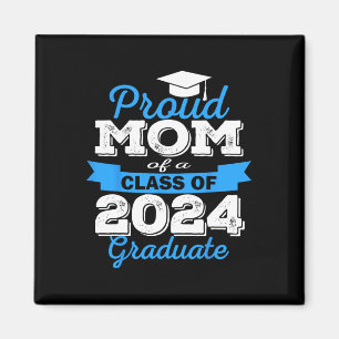 Proud Mamma av 2024 års familjeskola i Student Fan Magnet