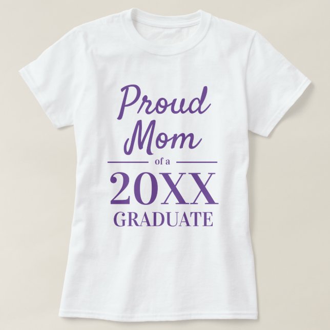 Proud mamma av elegant 2022 t shirt (Design framsida)