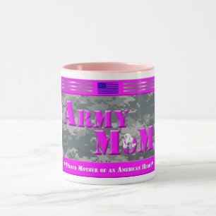 Proud Mamma av en amerikansk Hero Gift Mugg