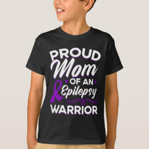 Proud Mamma av en epilepsianfallare för epilepsi T Shirt