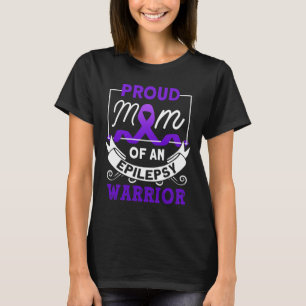 Proud Mamma av en epilepsianfallare för epilepsi T Shirt
