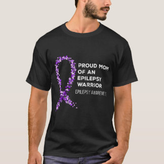 Proud Mamma av en epilepsianfallare för epilepsi T Shirt