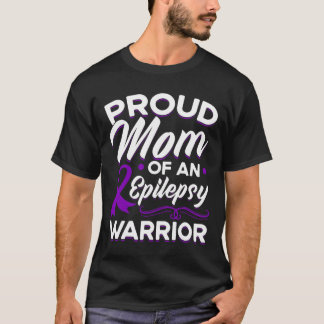 Proud Mamma av en epilepsianfallare för epilepsi T Shirt