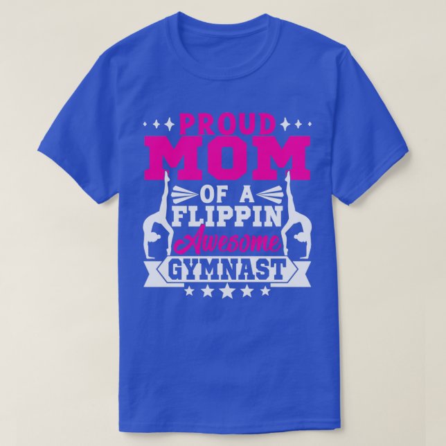 Proud Mamma av en Fantastisk-gymnastgymnastika av  T Shirt (Design framsida)