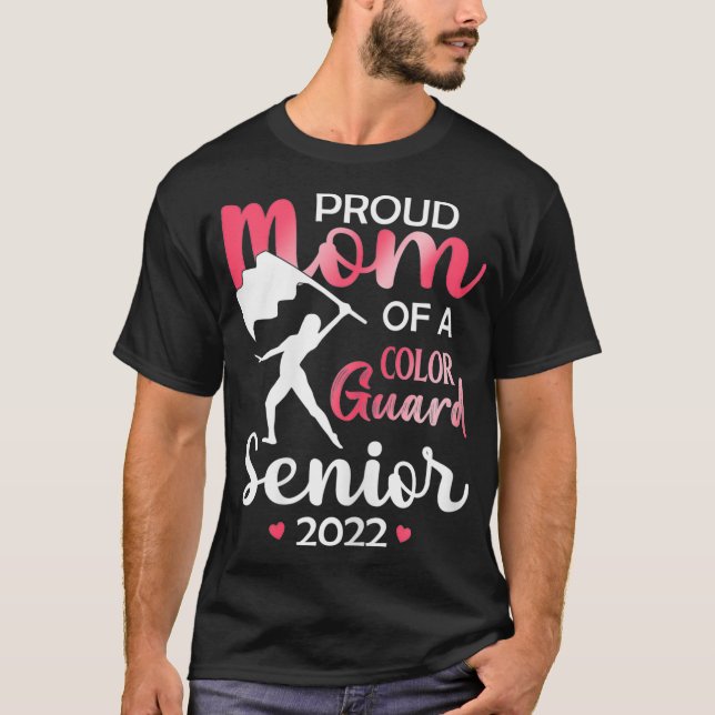 Proud Mamma av en Färg-vaktmästare 2022 för flicko T Shirt (Framsida)