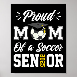 Proud Mamma av en fotbollsledare Cl 2025 Mamma Gra Poster