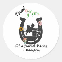 Proud Mamma av en Tävla i Barrel Champion T-Shirt