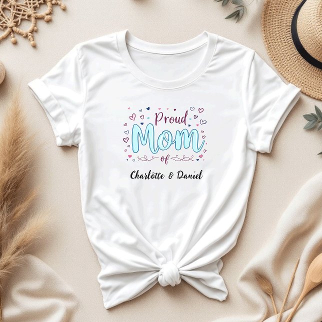 Proud Mamma av | Mors dag Personlig T Shirt (Skapare uppladdad)
