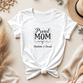 Proud Mamma av | Personlig Gift for Mamma T Shirt