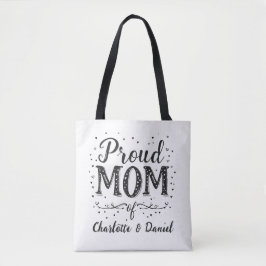 Proud Mamma av | Personlig Gift for Mamma | Tygkasse
